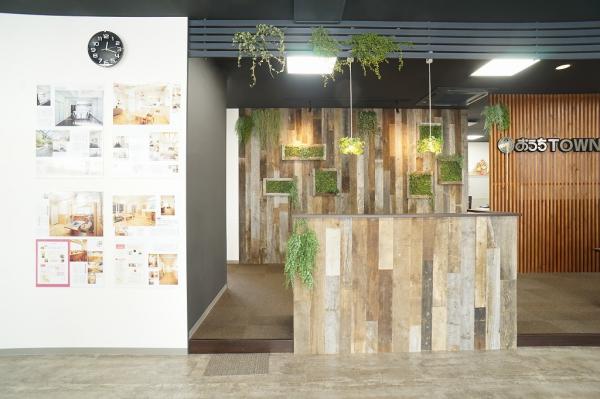 広葉樹古材の施工例